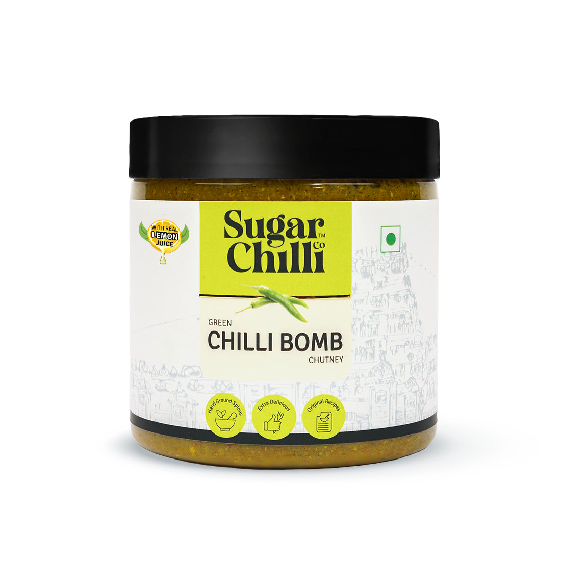 Green Chilli Bomb Chutney