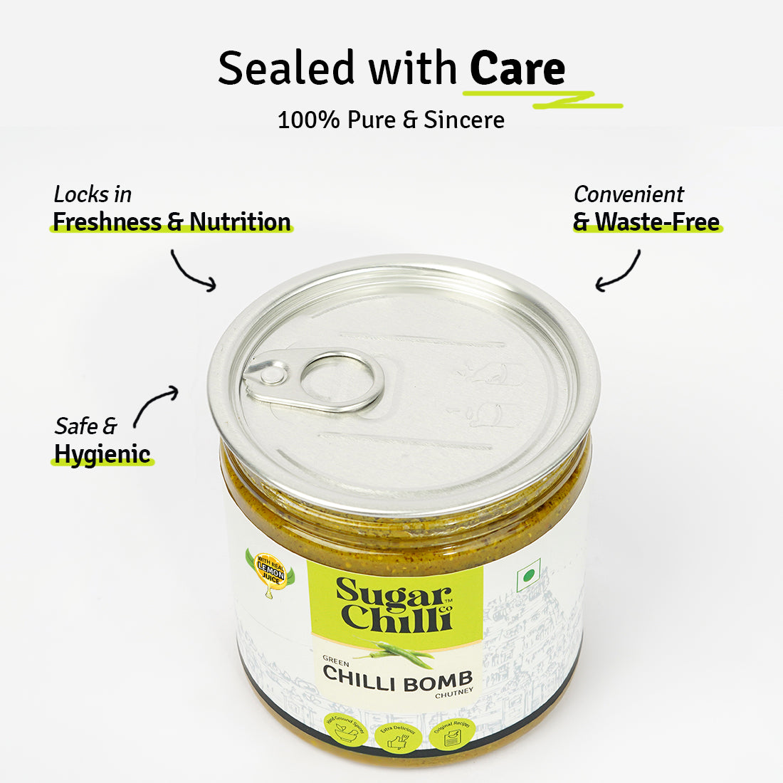 Green Chilli Bomb Chutney