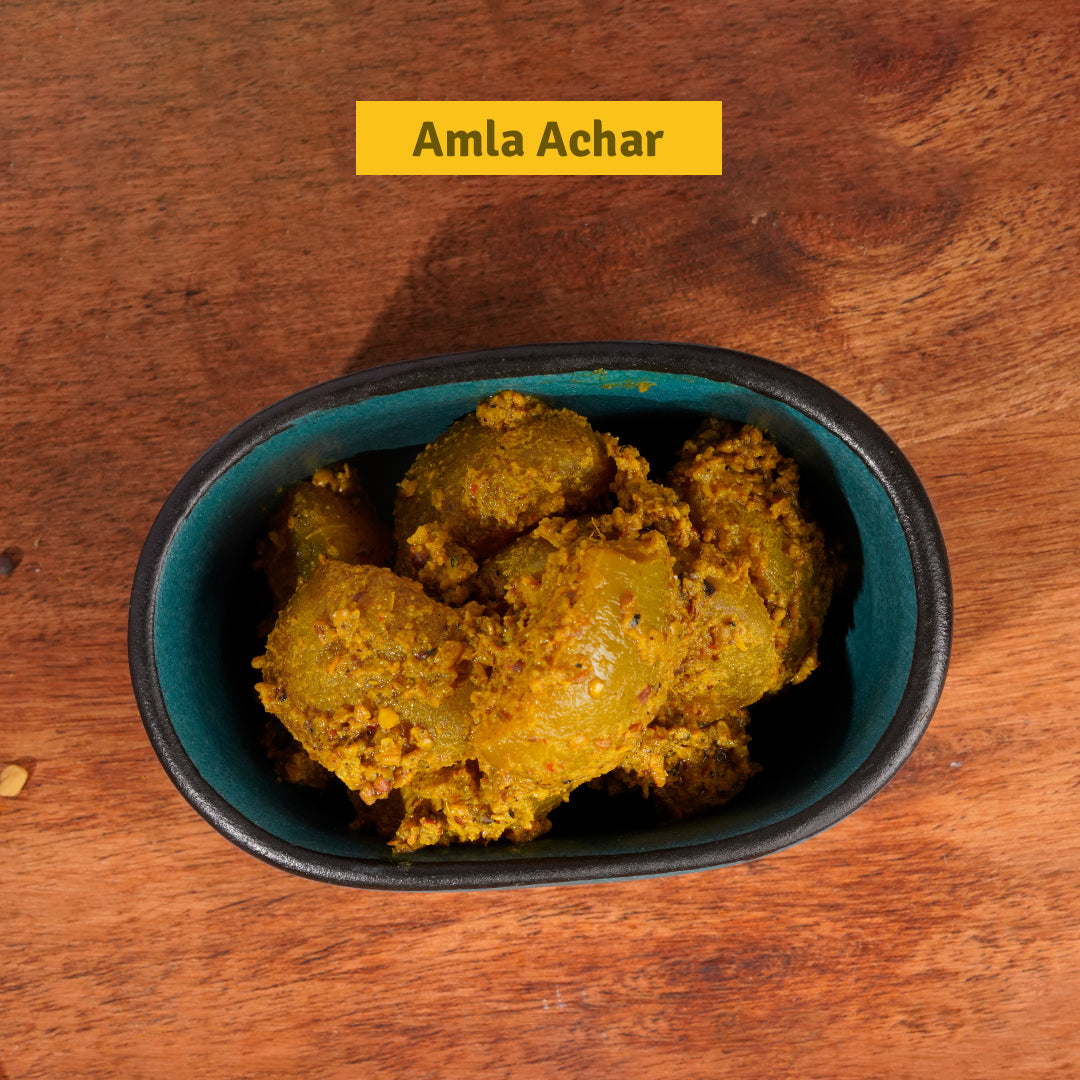 Home-made Amla Pickle (Food-Grade Safe Pouch)