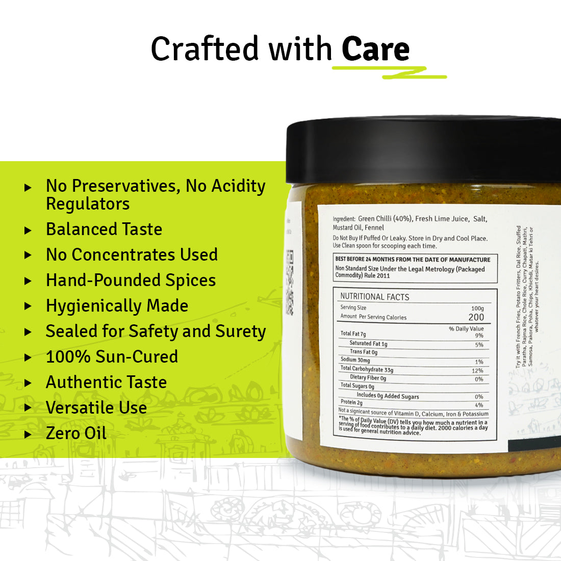 Green Chilli Bomb Chutney