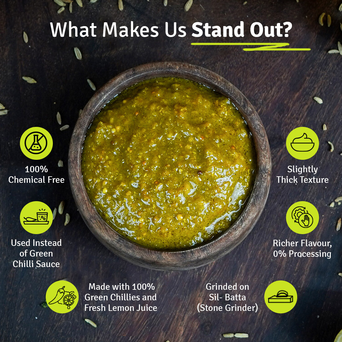 Green Chilli Bomb Chutney