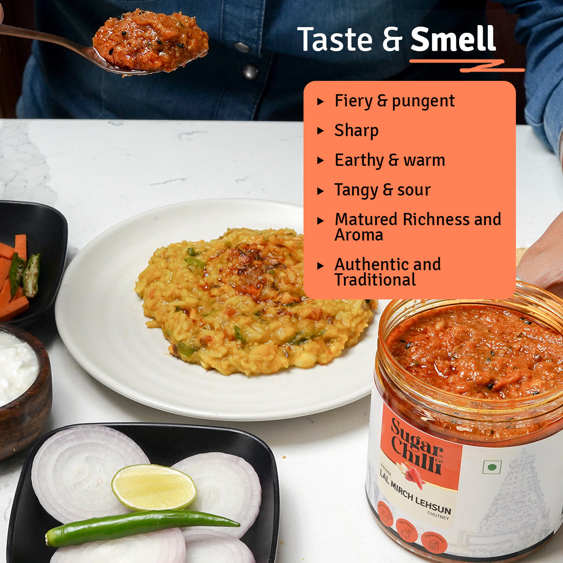 Patakha Lal Mirch Lehsun Chutney
