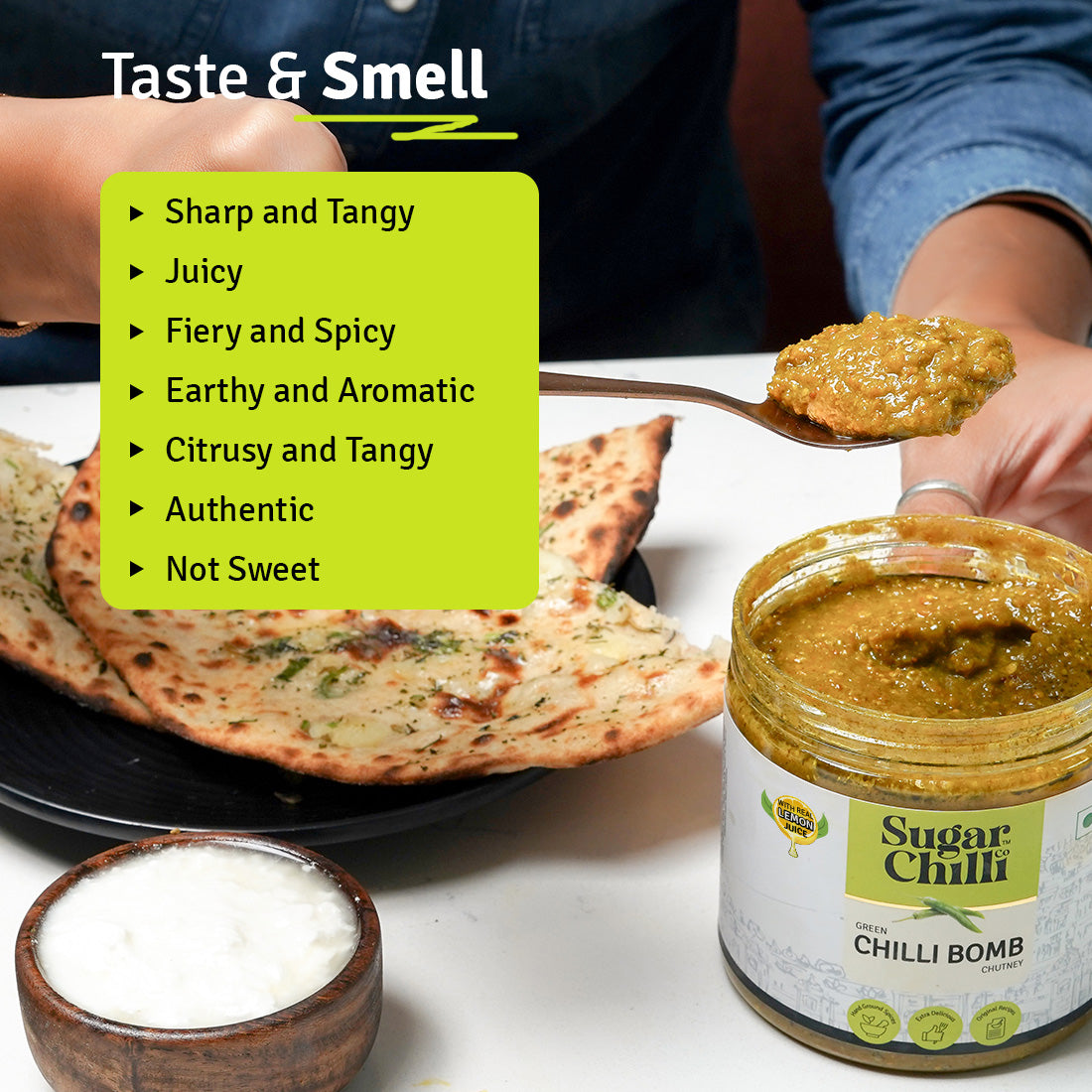 Green Chilli Bomb Chutney
