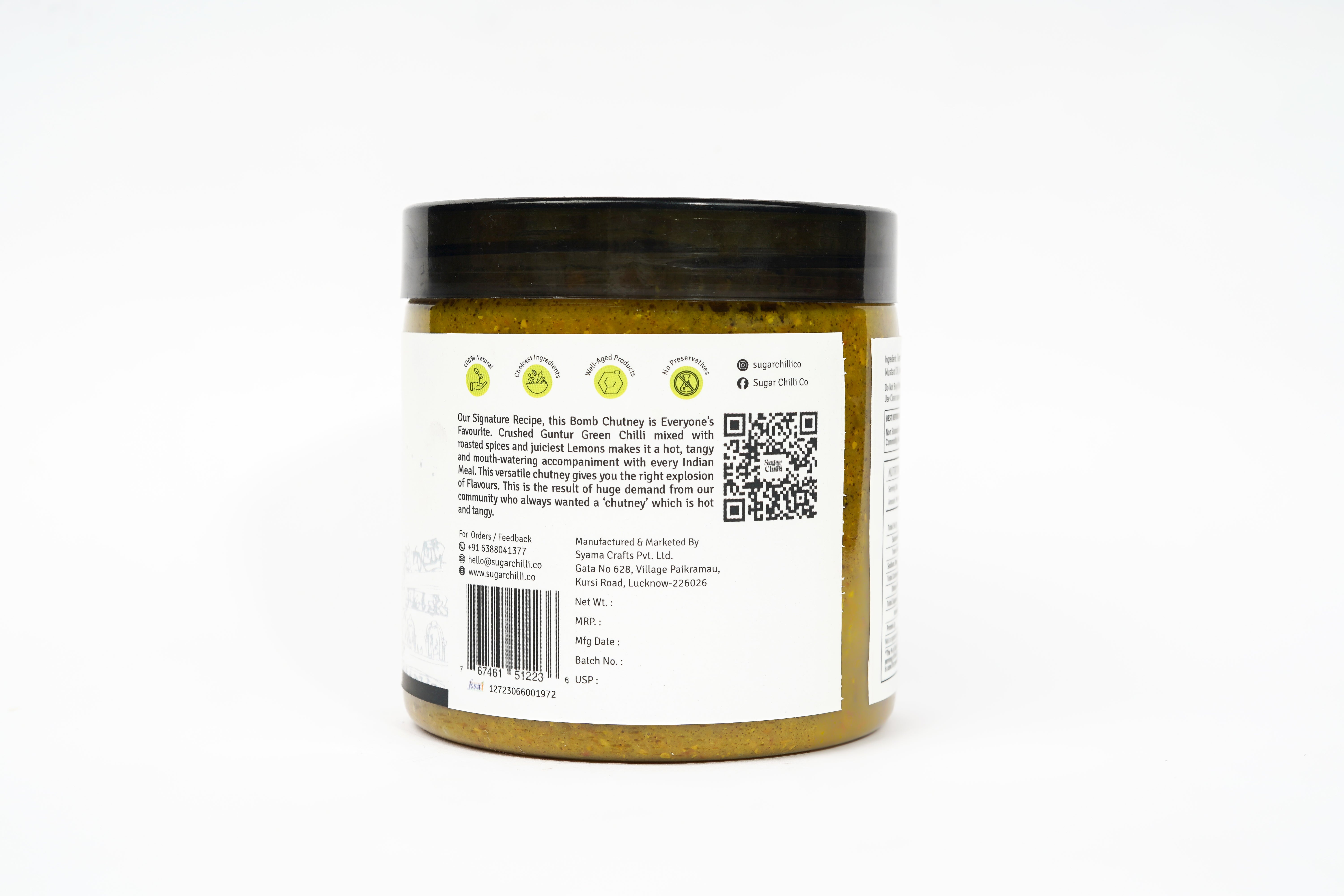 Green Chilli Bomb Chutney