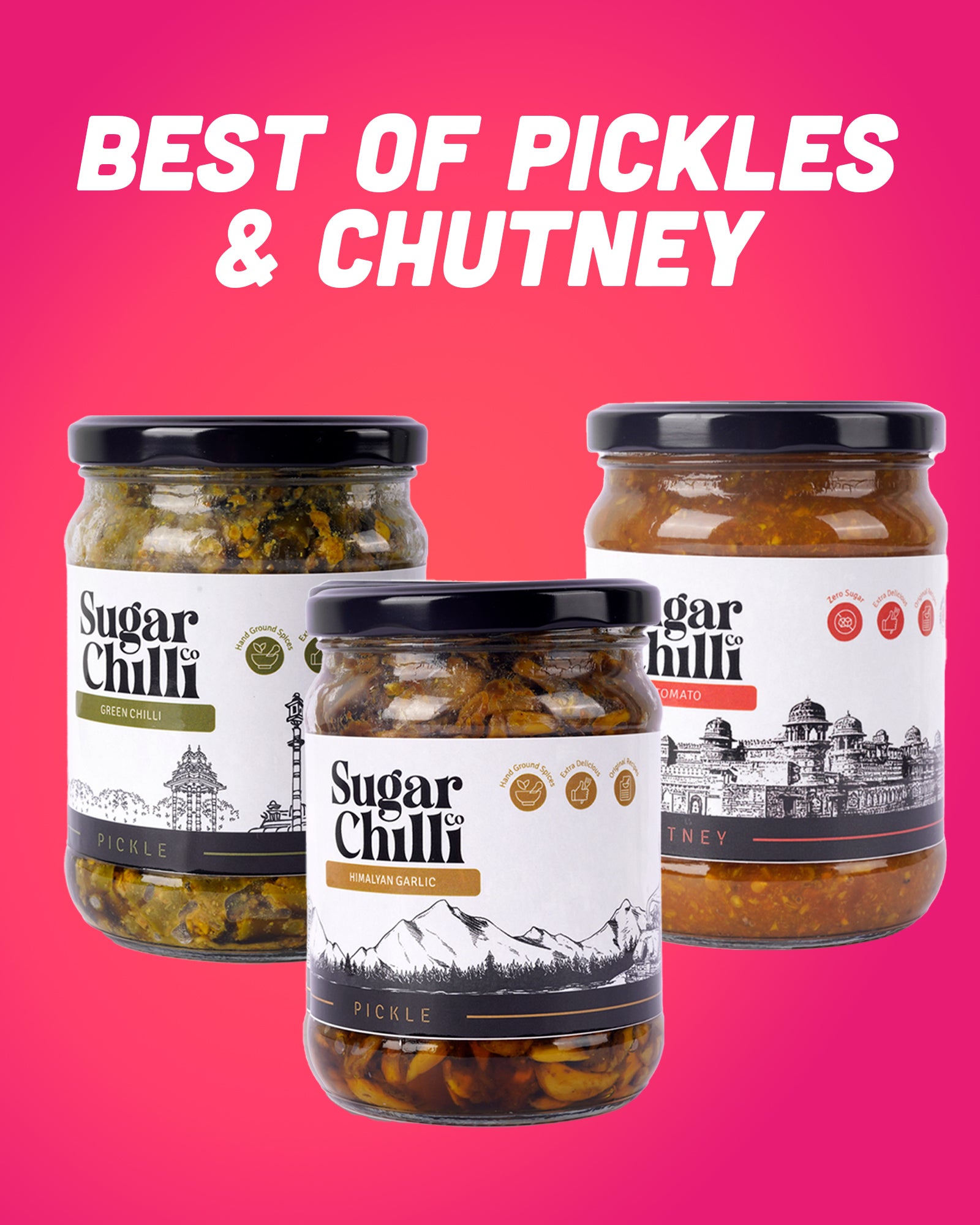 Best of Pickles and Chutney