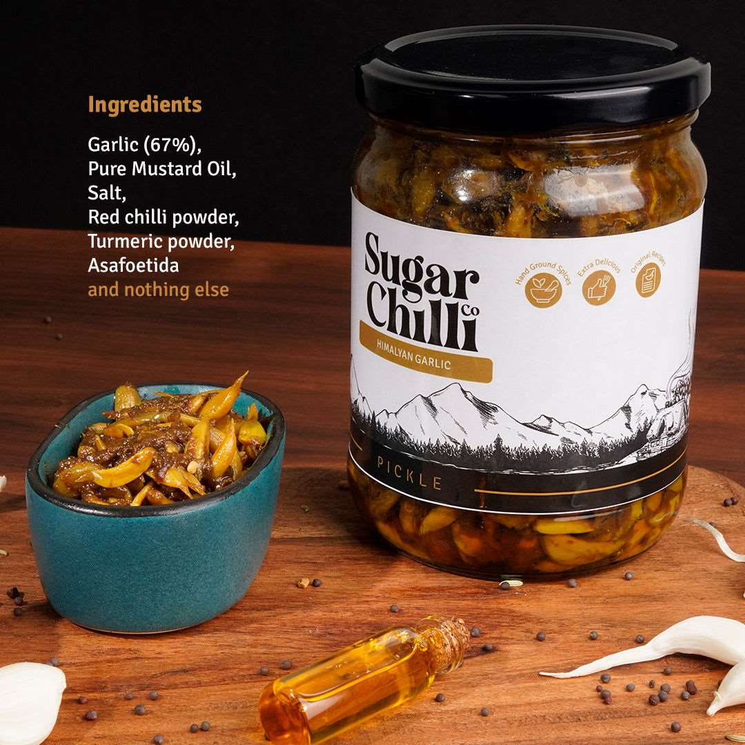 Garlic Aachar - Sugar Chilli Co.