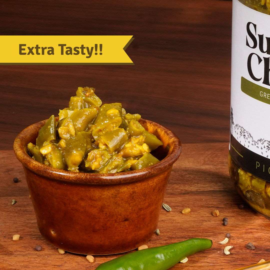 Hari Mirch Achar - Sugar Chilli Co.