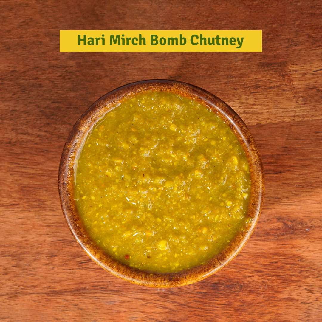 Hari Mirch Bomb Chutney - Sugar Chilli Co.