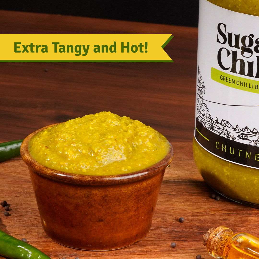 Hari Mirch Bomb Chutney - Sugar Chilli Co.