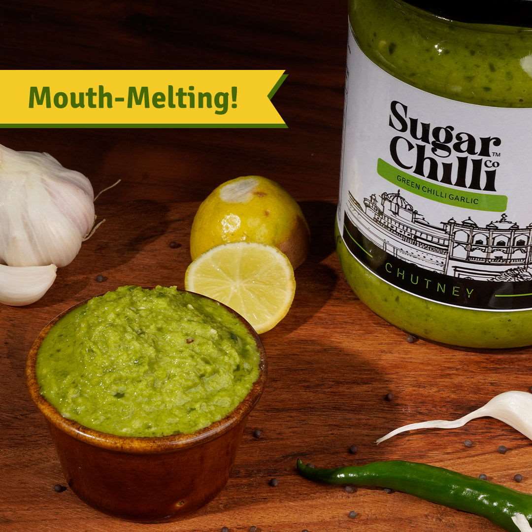 Hari Mirch Lehsun Chutney - Sugar Chilli Co.