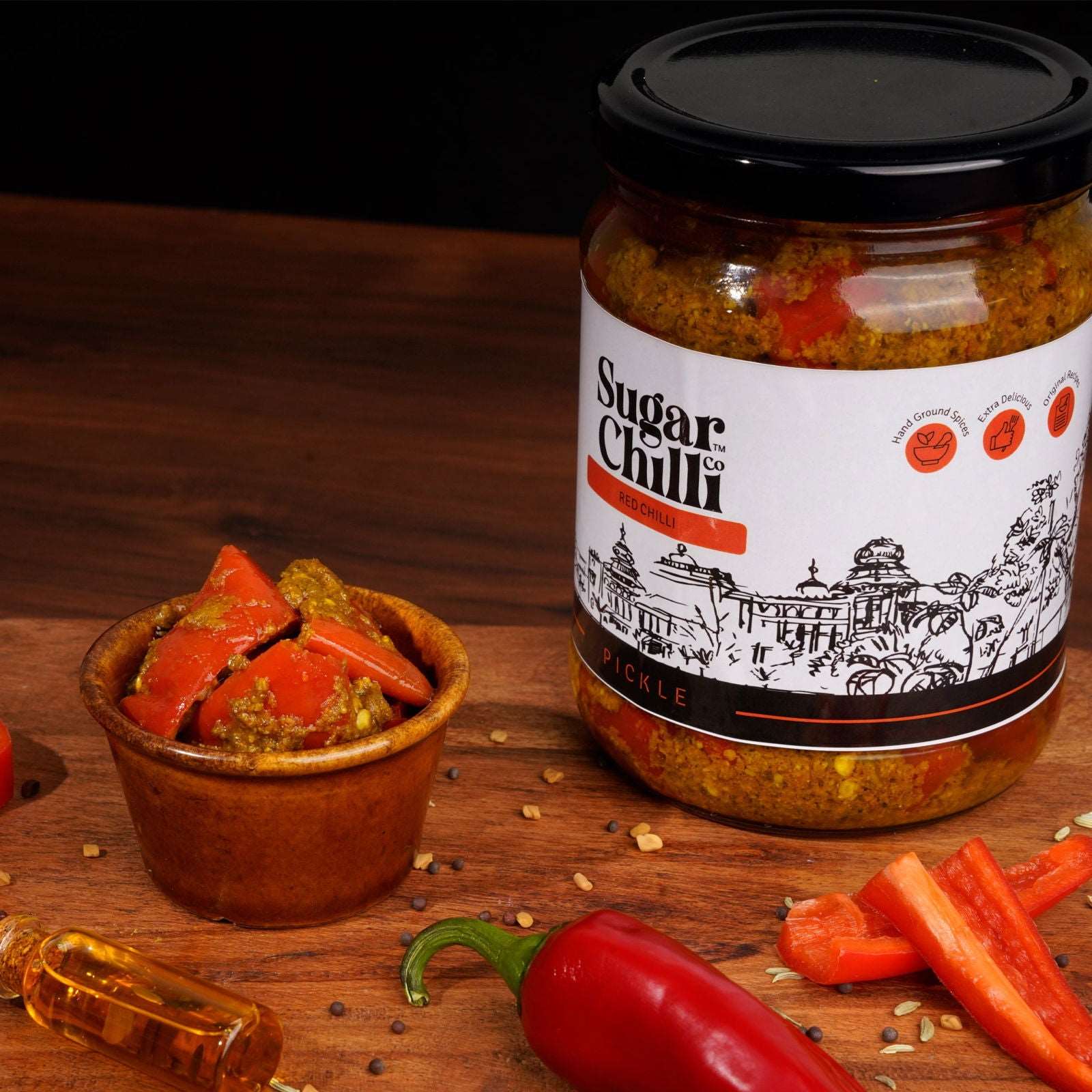 Lal Mirch Achar - Sugar Chilli Co.