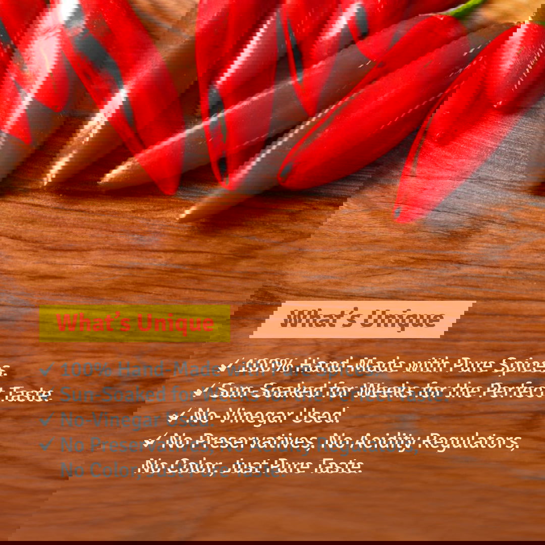 Lal Mirch Achar - Sugar Chilli Co.