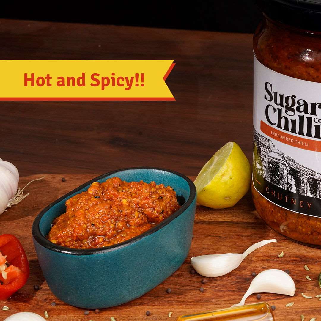 Lal Mirch Lehsun Chutney - Sugar Chilli Co.
